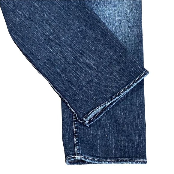 Silver Jeans Santorini Women's 28 x 33.5 Embroidered Medium Wash Straight Leg - Picture 5 of 13